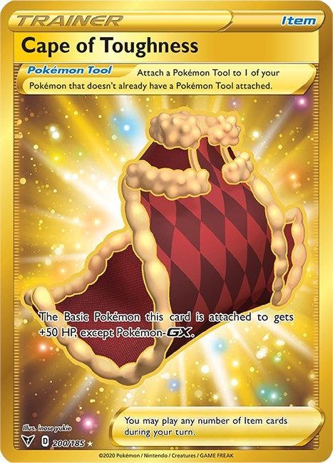Image for Cape of Toughness (Secret) (200/185) (SWSH04: Vivid Voltage) - Pokemon