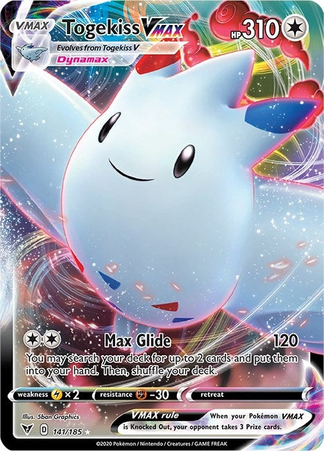 Image for Togekiss VMAX (141/185) (SWSH04: Vivid Voltage) - Pokemon