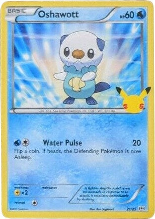 Image for Oshawott (021/025) (McDonald's 25th Anniversary Promos) - Pokemon