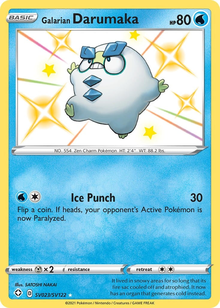 Image for Galarian Darumaka (SV023/SV122) (Shining Fates: Shiny Vault) - Pokemon