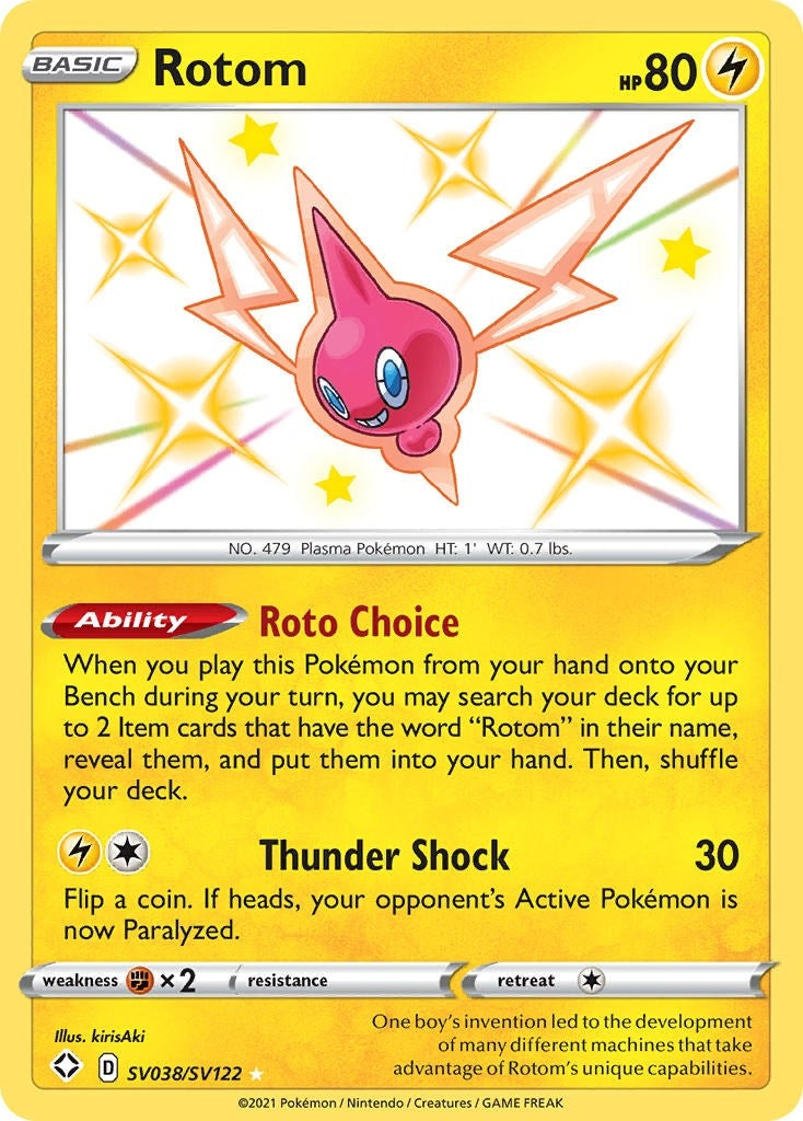 Image for Rotom (SV038/SV122) (Shining Fates: Shiny Vault) - Pokemon