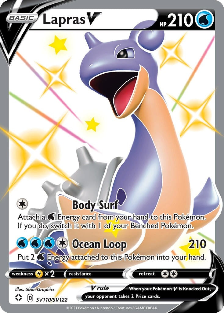 Image for Lapras V (SV110/SV122) (Shining Fates: Shiny Vault) - Pokemon
