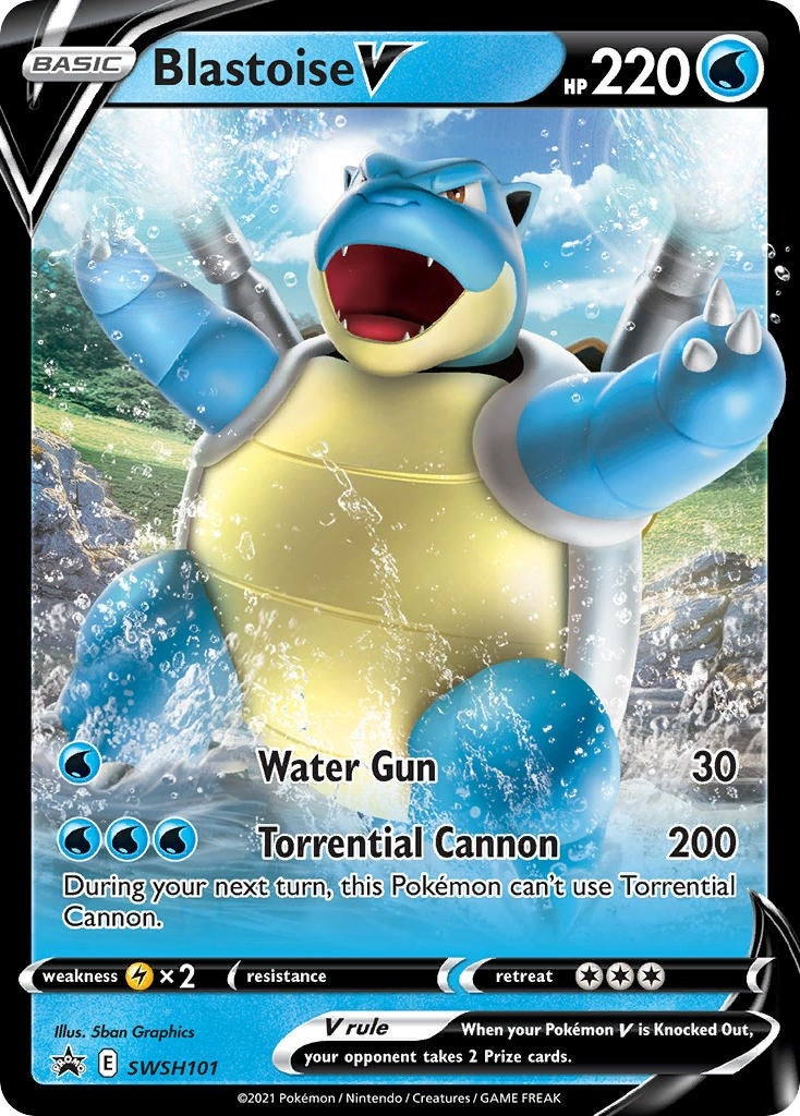 Image for Blastoise V - SWSH101 (SWSH101) (SWSH: Sword & Shield Promo Cards) - Pokemon