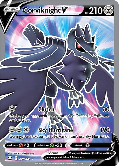 Image for Corviknight V (Full Art) (156/163) (SWSH05: Battle Styles) - Pokemon