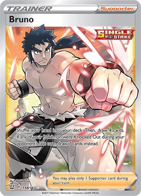 Image for Bruno (Full Art) (158/163) (SWSH05: Battle Styles) - Pokemon