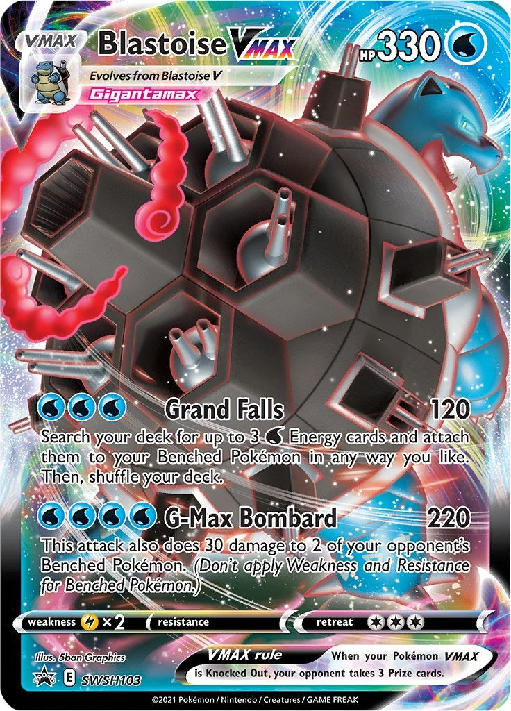 Image for Blastoise VMAX - SWSH103 (SWSH103) (SWSH: Sword & Shield Promo Cards) - Pokemon