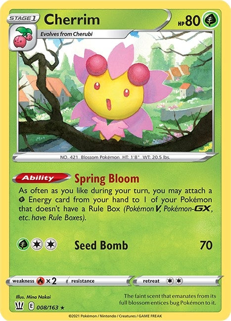Image for Cherrim (008/163) (Deck Exclusives) - Pokemon