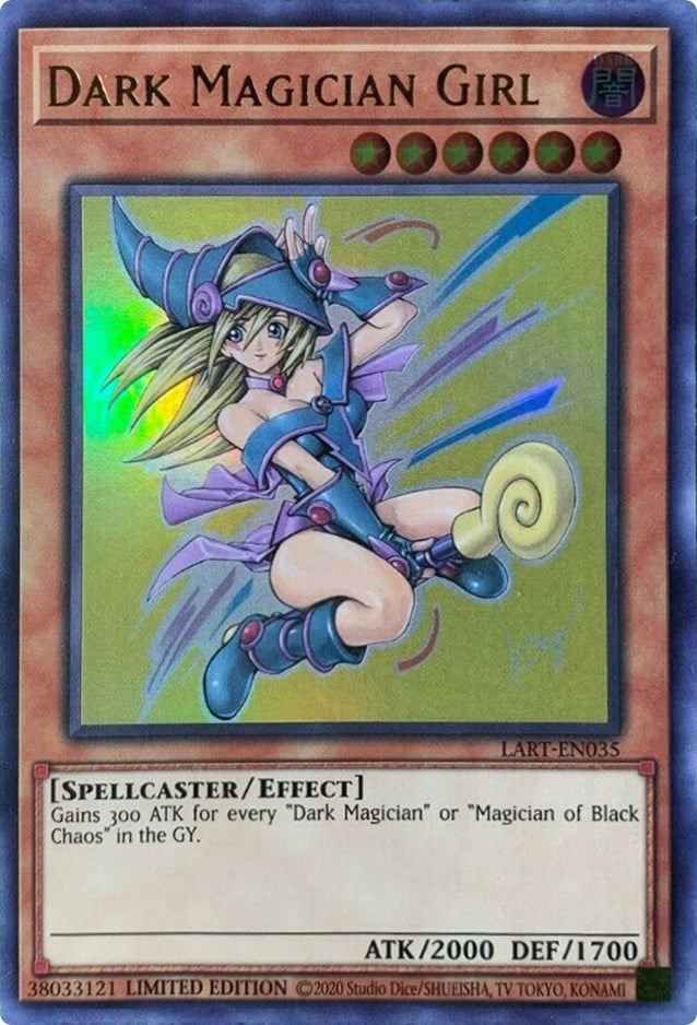 Image for Dark Magician Girl (2021) (LART-EN035) (The Lost Art Promotion) (LART) - YuGiOh