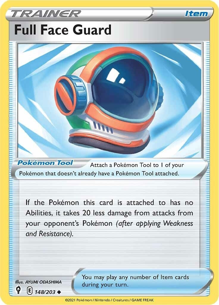Image for Full Face Guard (148/203) (SWSH07: Evolving Skies) - Pokemon
