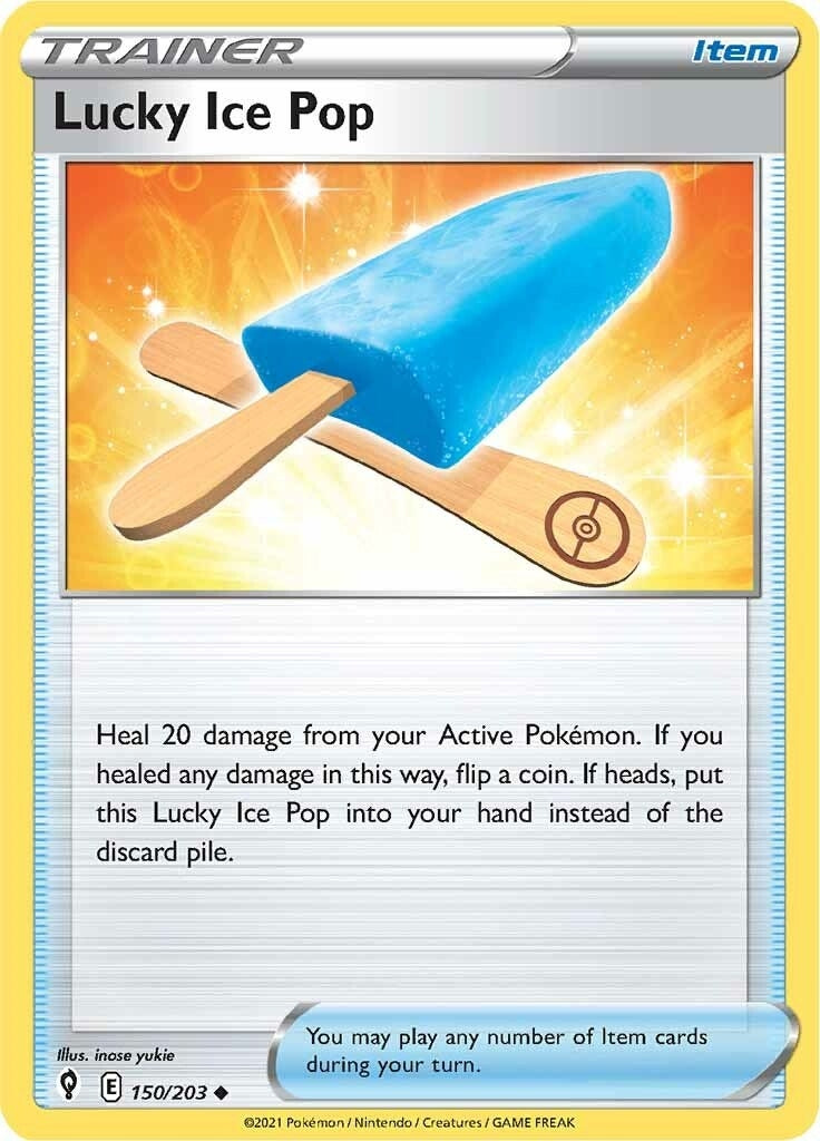 Image for Lucky Ice Pop (150/203) (SWSH07: Evolving Skies) - Pokemon