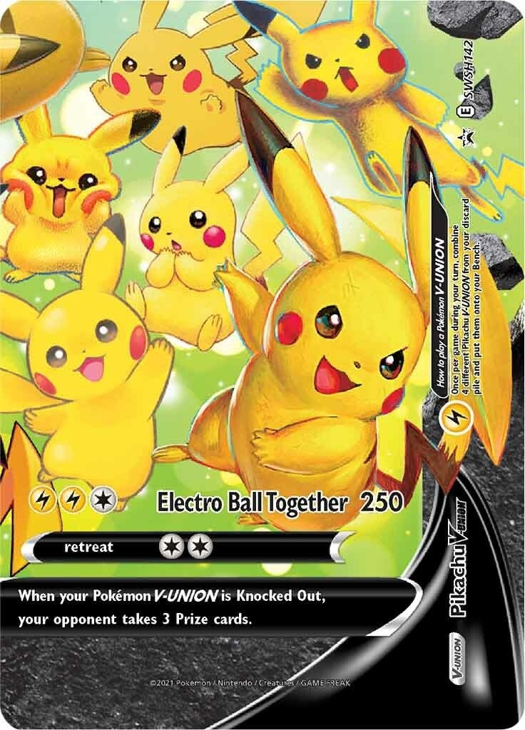 Image for Pikachu V-Union - SWSH142 (SWSH142) (SWSH: Sword & Shield Promo Cards) - Pokemon