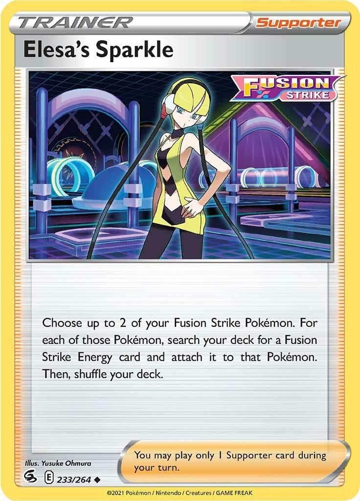 Image for Elesa's Sparkle (233/264) (SWSH08: Fusion Strike) - Pokemon