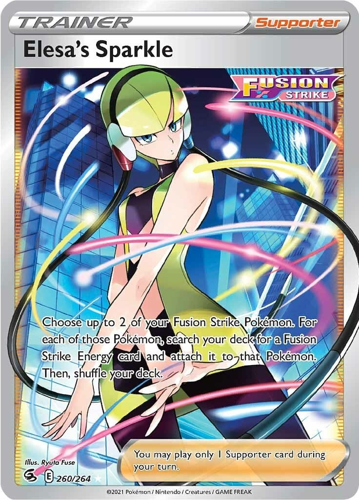 Image for Elesa's Sparkle (Full Art) (260/264) (SWSH08: Fusion Strike) - Pokemon