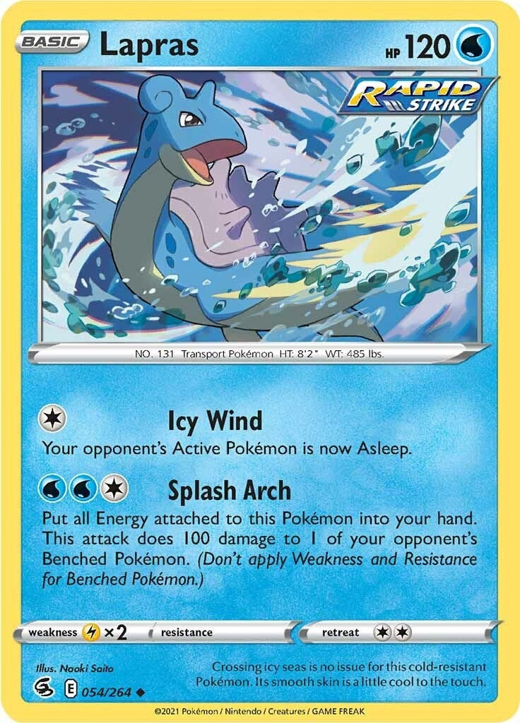 Image for Lapras (054/264) (SWSH08: Fusion Strike) - Pokemon