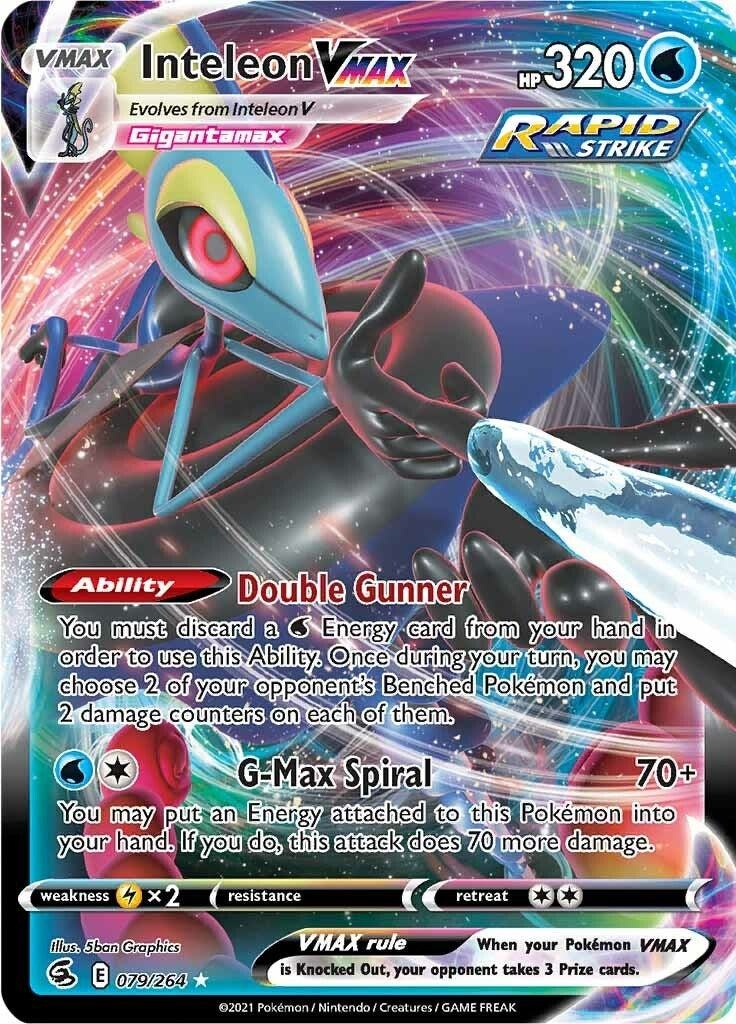 Image for Inteleon VMAX (079/264) (SWSH08: Fusion Strike) - Pokemon