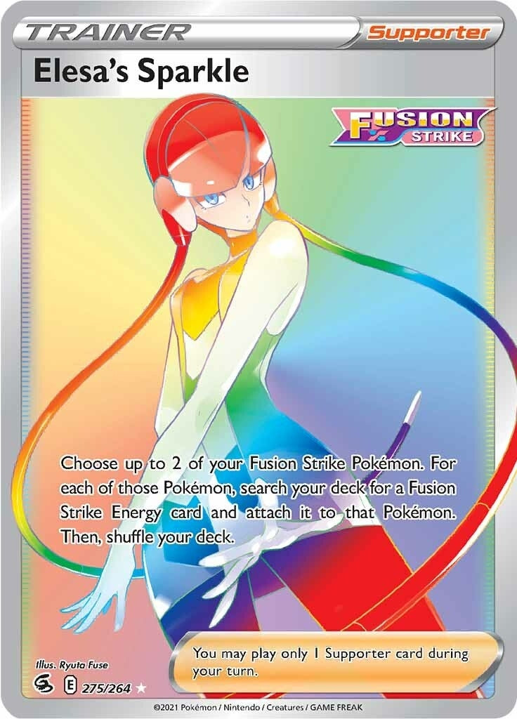 Image for Elesa's Sparkle (Secret) (275/264) (SWSH08: Fusion Strike) - Pokemon
