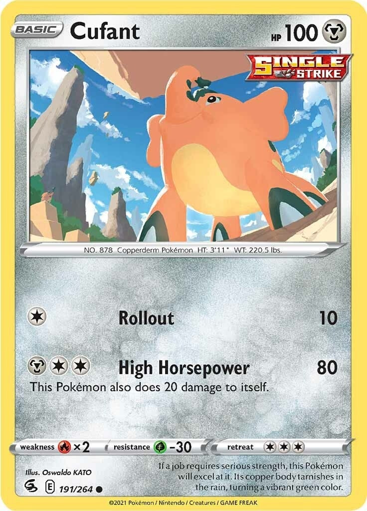 Image for Cufant (191/264) (SWSH08: Fusion Strike) - Pokemon