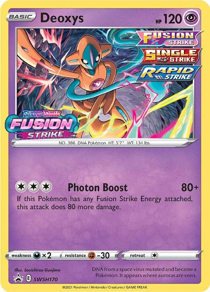 Image for Deoxys - SWSH170 (Prerelease) (SWSH170) (SWSH: Sword & Shield Promo Cards) - Pokemon