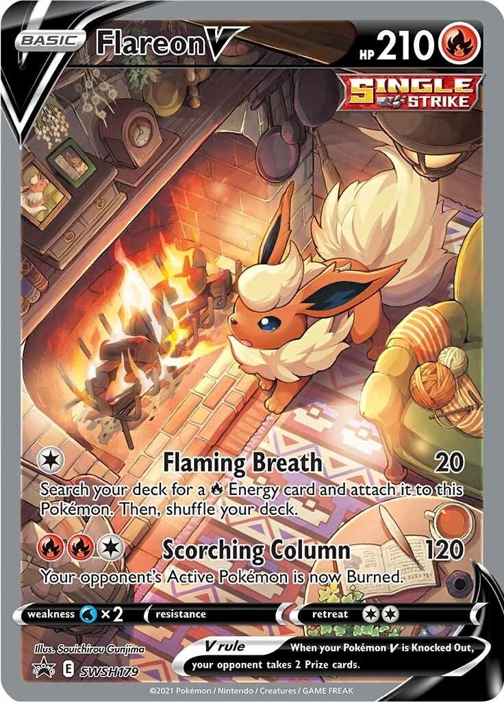 Image for Flareon V - SWSH179 (SWSH179) (SWSH: Sword & Shield Promo Cards) - Pokemon