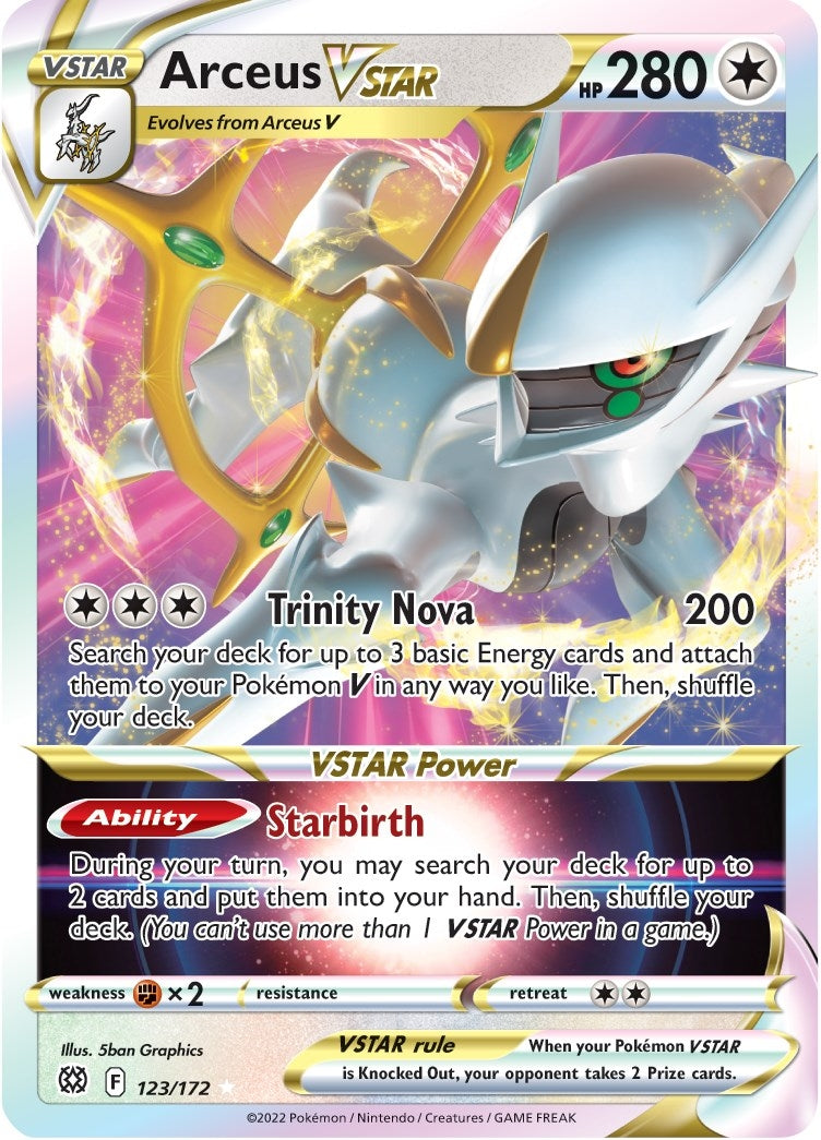 Image for Arceus VSTAR (123/172) (SWSH09: Brilliant Stars) - Pokemon