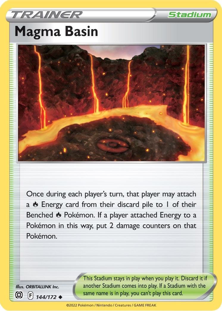 Image for Magma Basin (144/172) (SWSH09: Brilliant Stars) - Pokemon