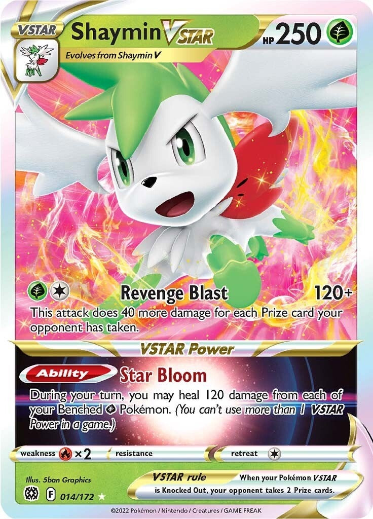 Image for Shaymin VSTAR (014/172) (SWSH09: Brilliant Stars) - Pokemon