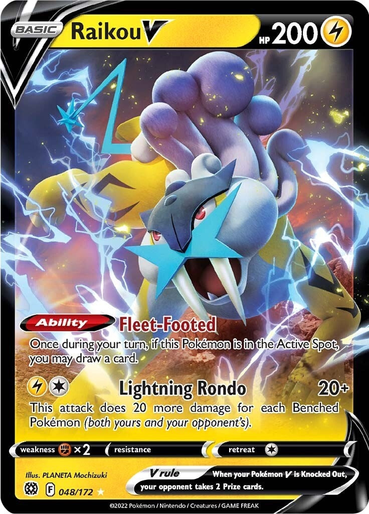 Image for Raikou V (048/172) (SWSH09: Brilliant Stars) - Pokemon