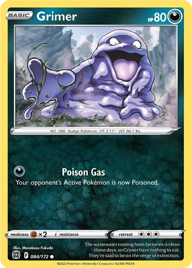 Image for Grimer (084/172) (SWSH09: Brilliant Stars) - Pokemon