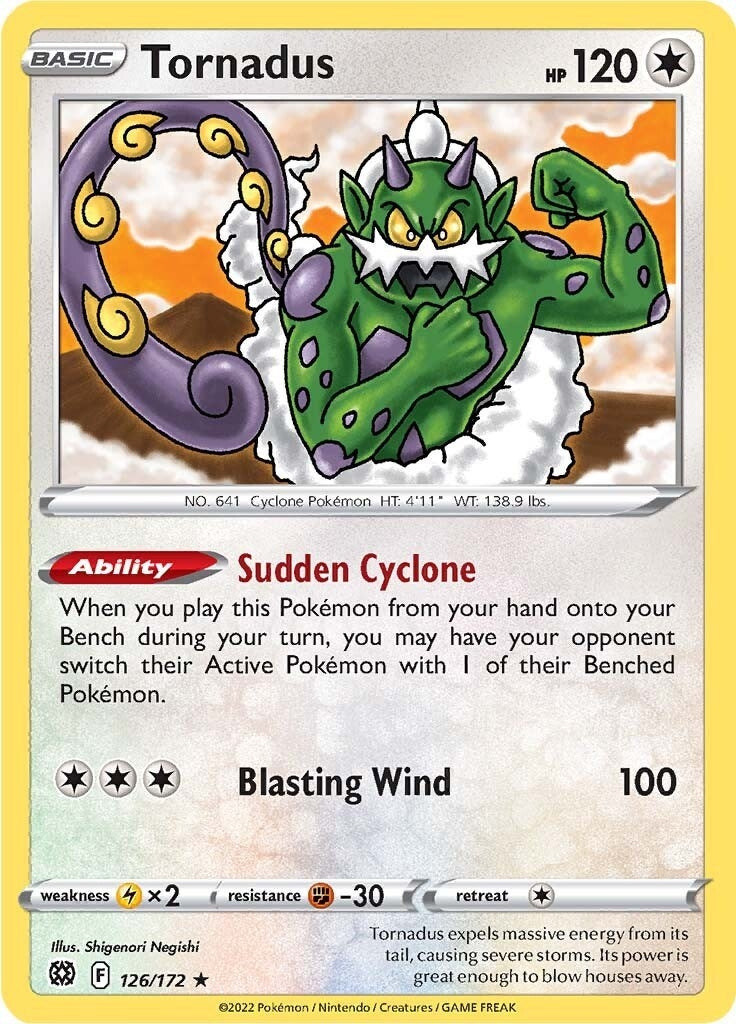 Image for Tornadus (126/172) (SWSH09: Brilliant Stars) - Pokemon