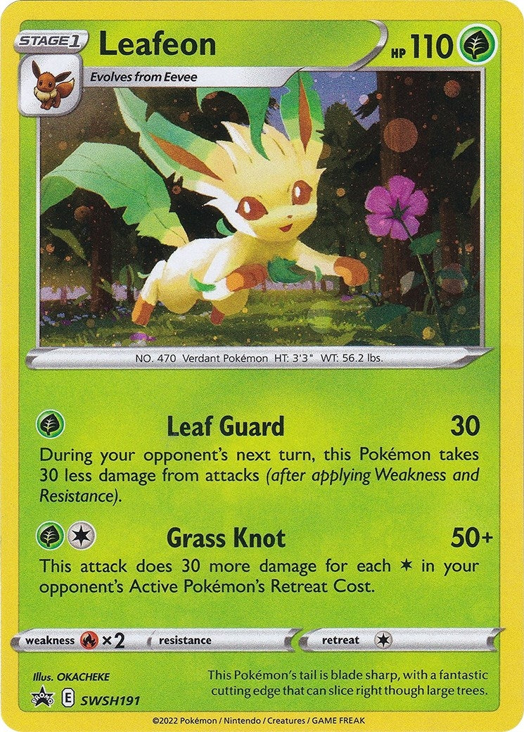 Image for Leafeon - SWSH191 (SWSH191) (SWSH: Sword & Shield Promo Cards) - Pokemon