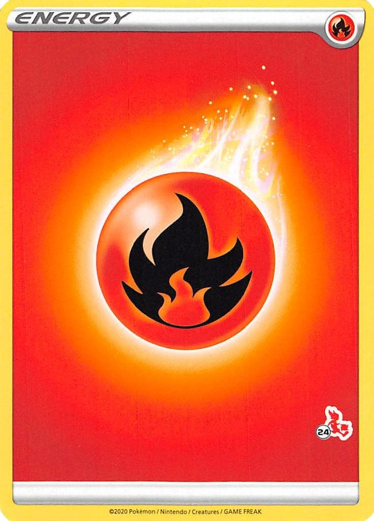 Image for Fire Energy (#24 Cinderace Stamped) (Battle Academy 2022) - Pokemon