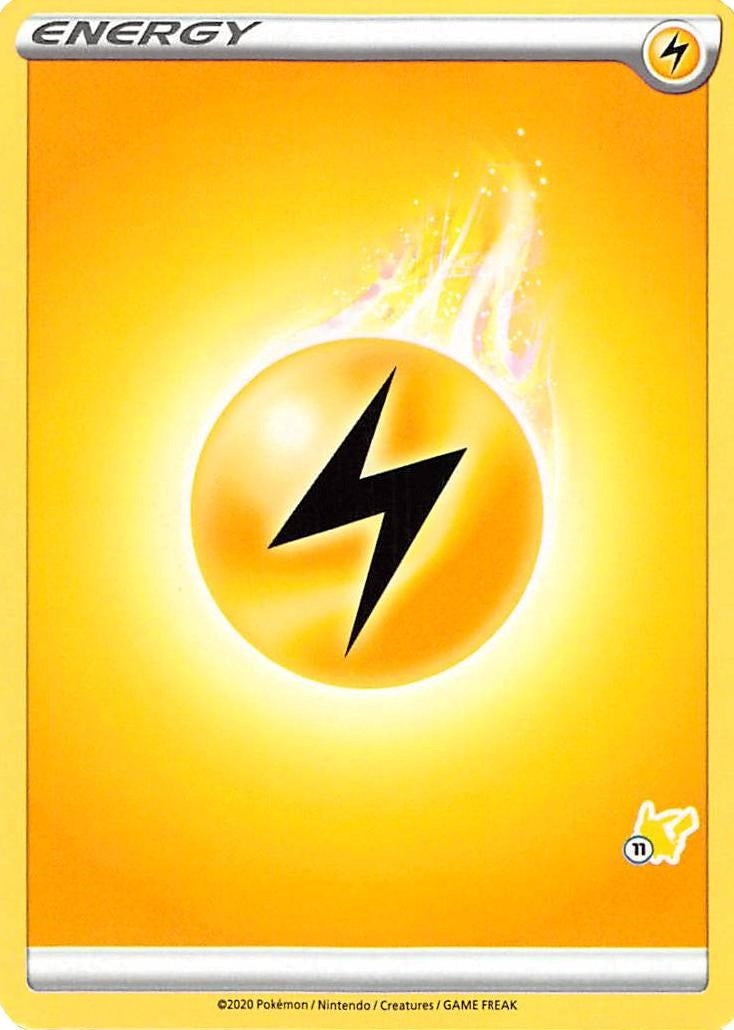 Image for Lightning Energy (#11 Pikachu Stamped) (Battle Academy 2022) - Pokemon