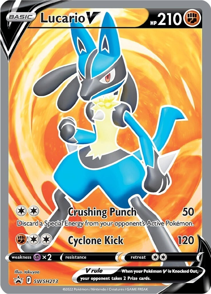 Image for Lucario V - SWSH213 (SWSH213) (SWSH: Sword & Shield Promo Cards) - Pokemon