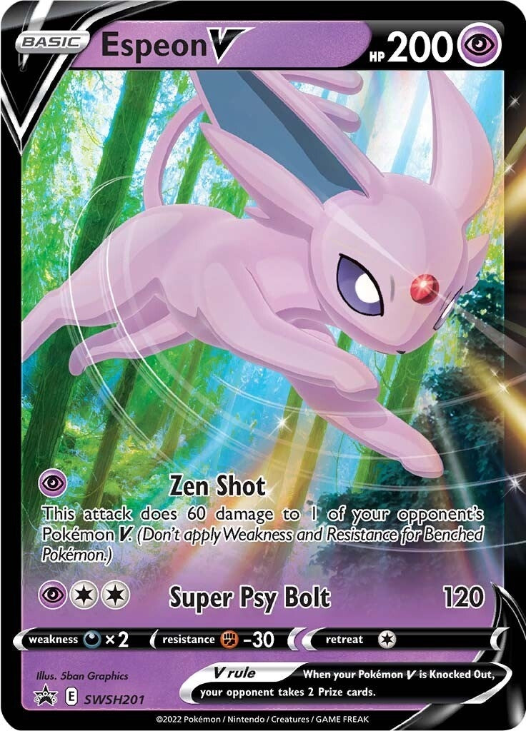 Image for Espeon V - SWSH201 (SWSH201) (SWSH: Sword & Shield Promo Cards) - Pokemon