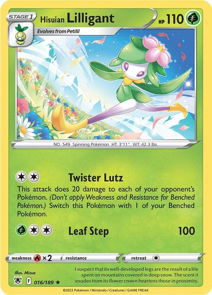 Image for Hisuian Lilligant (016/189) (SWSH10: Astral Radiance) - Pokemon