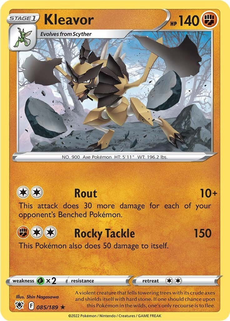 Image for Kleavor (85) (085/189) (SWSH10: Astral Radiance) - Pokemon