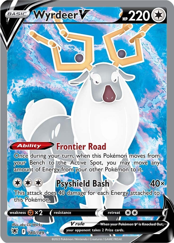 Image for Wyrdeer V (Full Art) (180/189) (SWSH10: Astral Radiance) - Pokemon