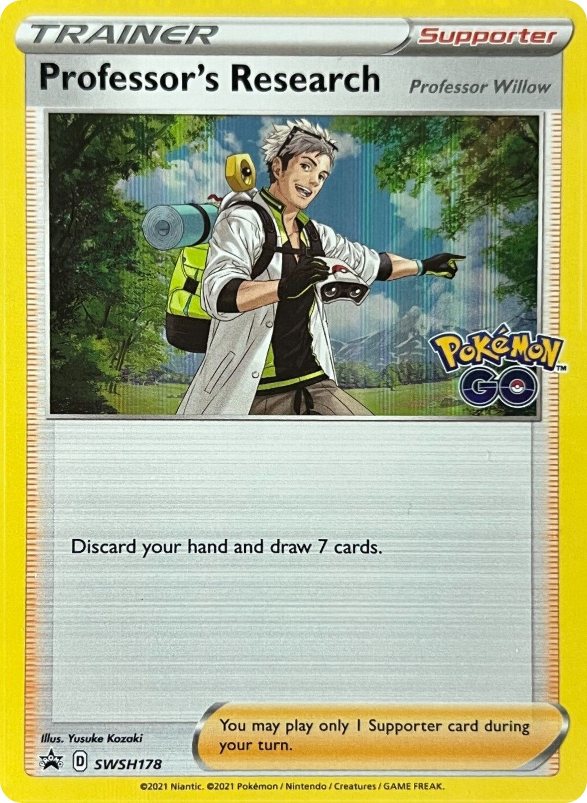Image for Professor's Research - SWSH178 (SWSH178) (SWSH: Sword & Shield Promo Cards) - Pokemon