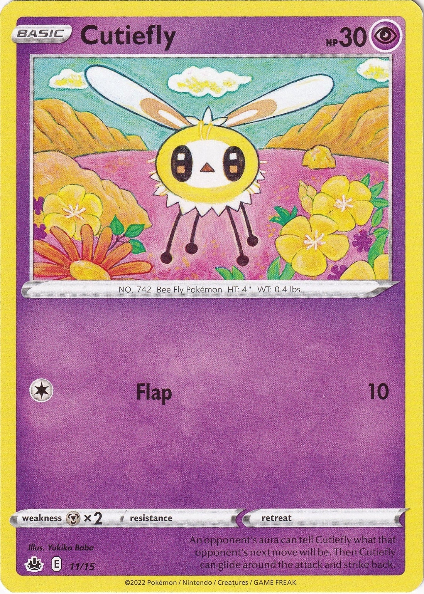 Image for Cutiefly (011/015) (McDonald's Promos 2022) - Pokemon