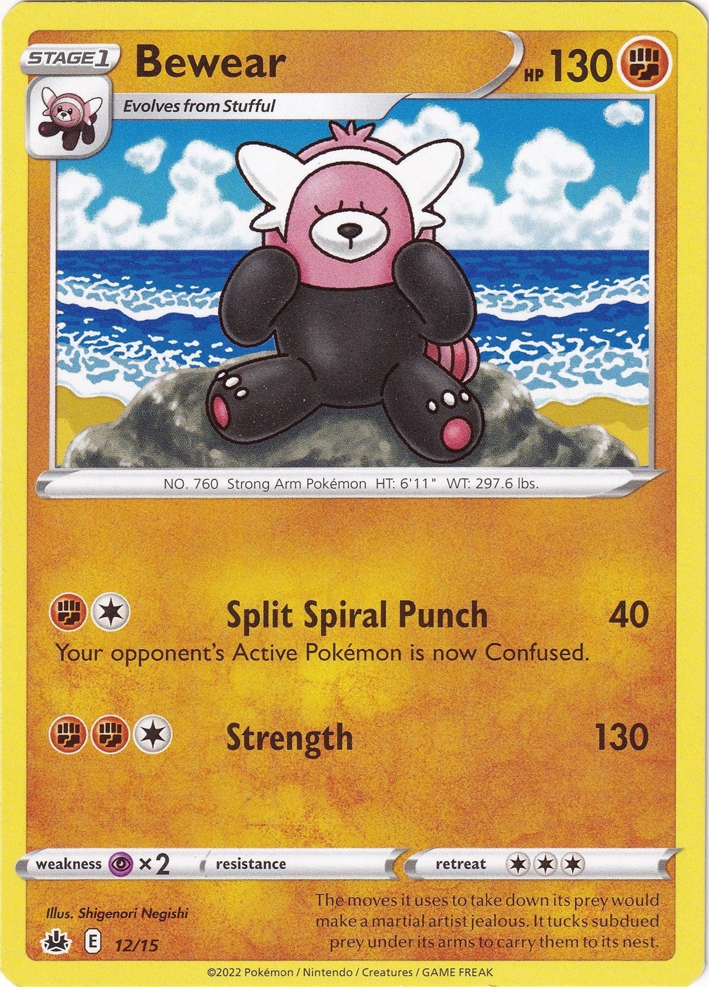 Image for Bewear (012/015) (McDonald's Promos 2022) - Pokemon
