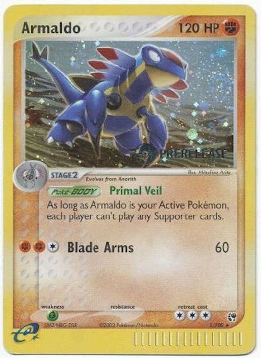 Image for Armaldo - 1/100 (Prerelease) (001/100) (Miscellaneous Cards & Products) - Pokemon