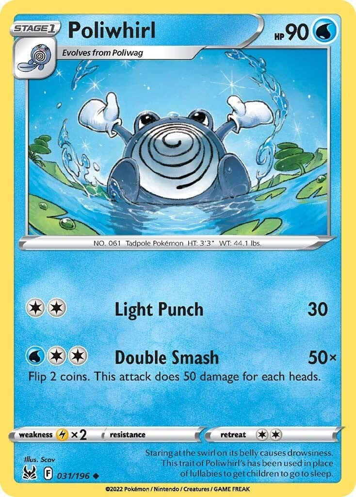 Image for Poliwhirl (031/196) (SWSH11: Lost Origin) - Pokemon