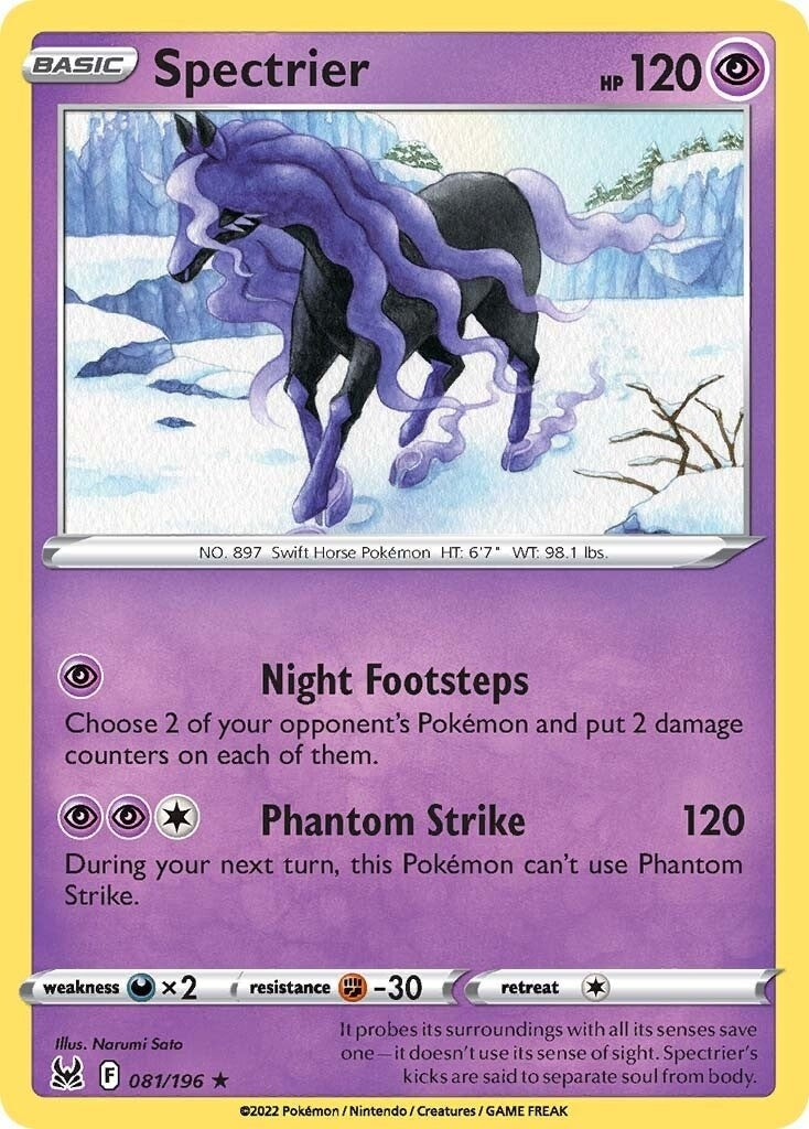 Image for Spectrier (081/196) (SWSH11: Lost Origin) - Pokemon