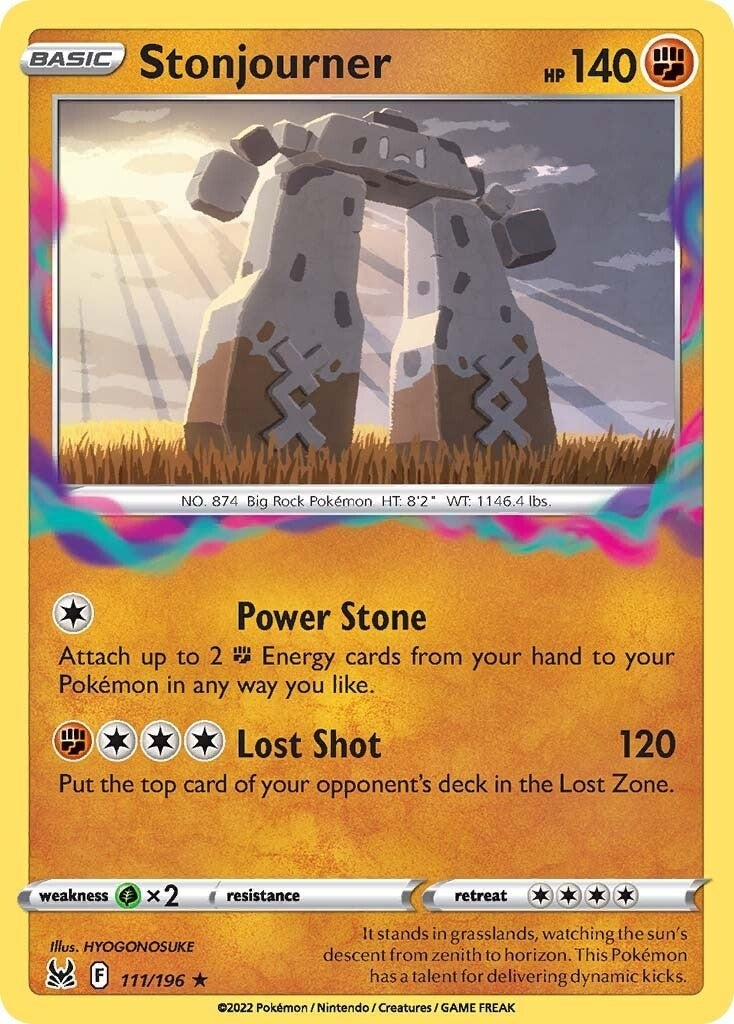 Image for Stonjourner (111/196) (SWSH11: Lost Origin) - Pokemon