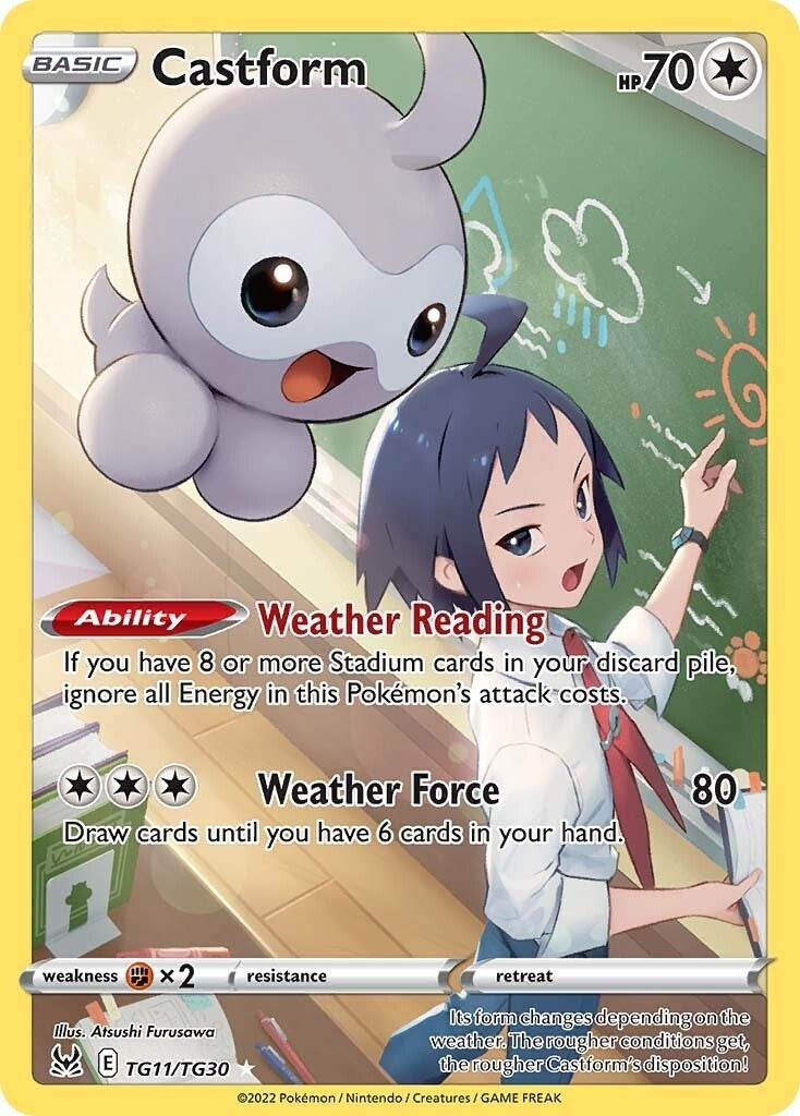 Image for Castform (TG11/TG30) (SWSH11: Lost Origin Trainer Gallery) - Pokemon
