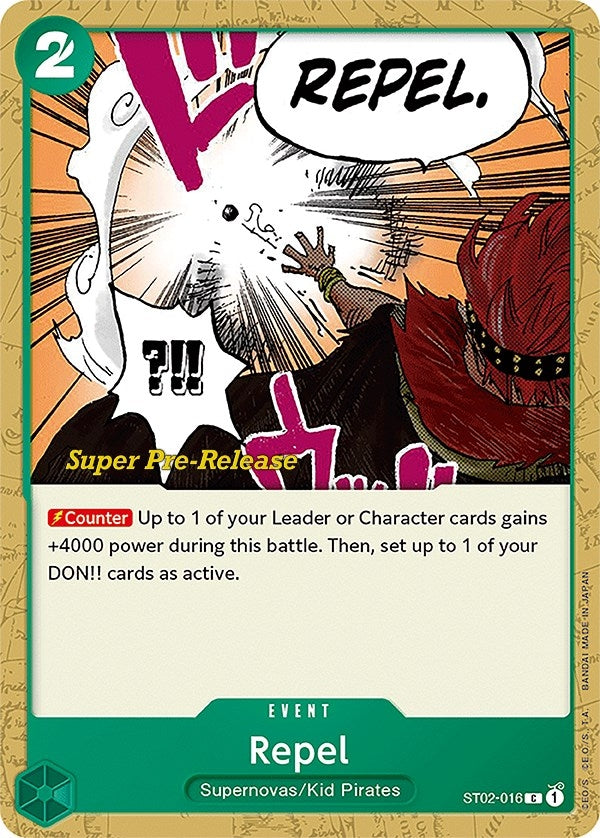 Image for Repel (ST02-016) (Super Pre-Release Starter Deck 2: Worst Generation) - One Piece Card Game