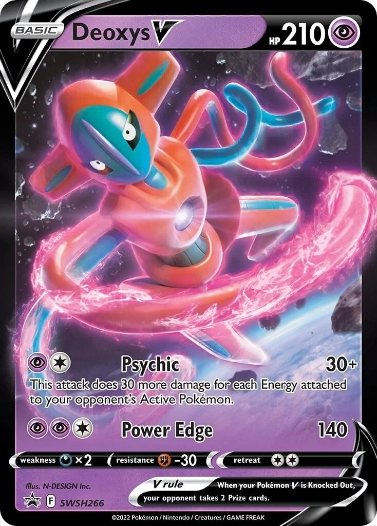 Image for Deoxys V - SWSH266 (SWSH266) (SWSH: Sword & Shield Promo Cards) - Pokemon