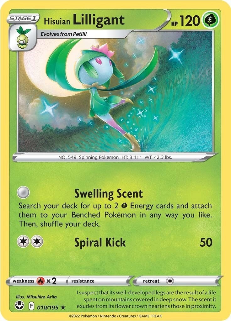 Image for Hisuian Lilligant (010/195) (SWSH12: Silver Tempest) - Pokemon