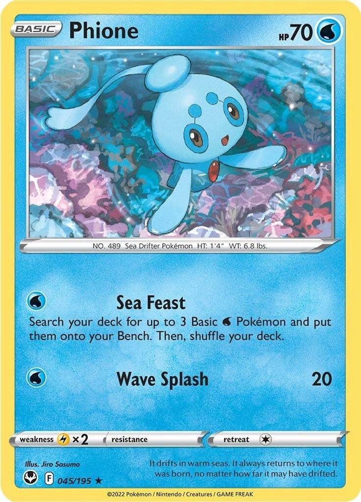 Image for Phione (045/195) (SWSH12: Silver Tempest) - Pokemon