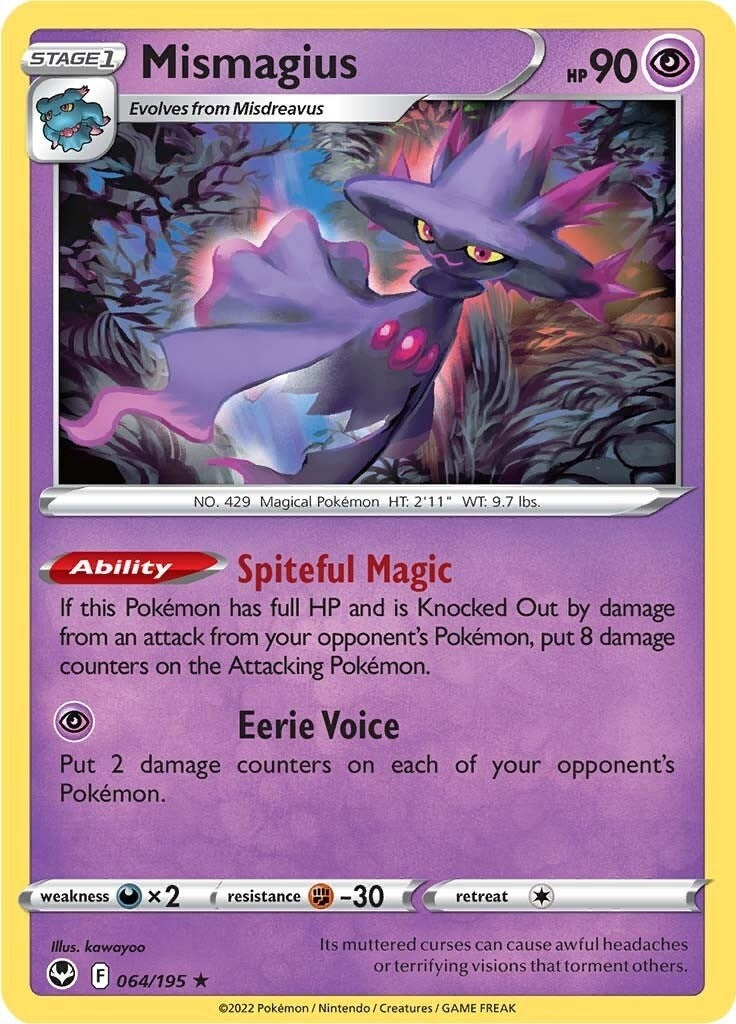 Image for Mismagius (064/195) (SWSH12: Silver Tempest) - Pokemon